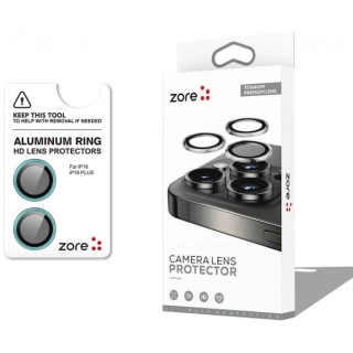 Apple iPhone 16 (6.1) Lens Kamera Koruyucu Parmak İzi Bırakmayan Anti-Reflective CL-12 - Açık Yeşil