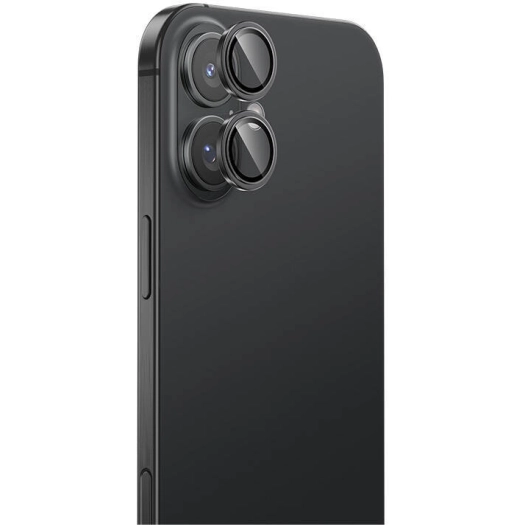 Apple iPhone 16 Benks DR Safir Kamera Lens Koruyucu - Siyah