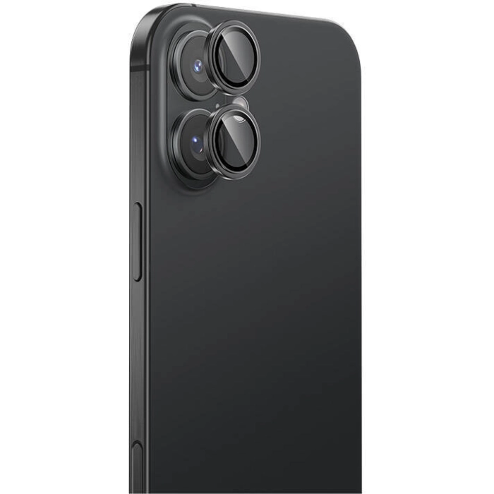 Apple iPhone 16 Benks DR Safir Kamera Lens Koruyucu - Siyah