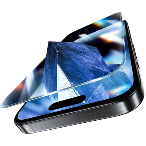 Apple iPhone 16 Benks Glass Warrior Safir Coating 0.3mm Cam Ekran Koruyucu + Kolay Uygulama Aparatı - Siyah