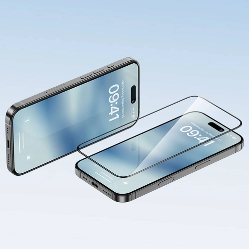 Apple iPhone 16 Benks Ultra Shield 0.4mm Ekran Koruyucu + Kolay Uygulama Aparatlı - Siyah