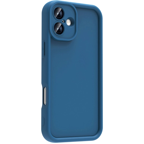 Apple iPhone 16 (6.1) ile Uyumlu Kılıf Kamera Korumalı Silikon Ananas Kapak - Mürdüm