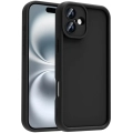 Apple iPhone 16 (6.1) ile Uyumlu Kılıf Kamera Korumalı Silikon Ananas Kapak - Siyah
