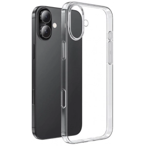 Apple iPhone 16 Plus (6.7) Kılıf Kamera Korumalı Esnek Silikon Kapak - Şeffaf