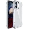 Apple iPhone 16 Plus (6.7) Kılıf Şeffaf TPU Kenarları Esnek Crystal T-Max Kapak - Şeffaf