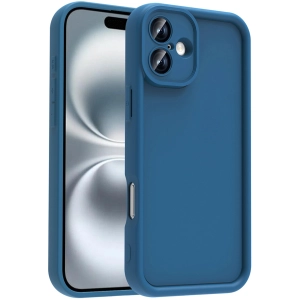 Apple iPhone 16 Plus (6.7) ile Uyumlu Kılıf Kamera Korumalı Silikon Ananas Kapak - Koyu Yeşil