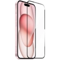Apple iPhone 16 Plus Wiwu GT-014 Polimer Oleofobik Kaplama Şeffaf Pürüzsüz Temperli Cam Ekran Koruyucu 25'li Paket - Siyah