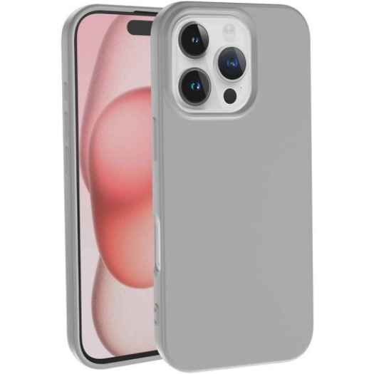 Apple iPhone 16 Pro (6.3) Kılıf İçi Kadife Mat Yüzey LSR Serisi Lüks Kapak - Gümüş