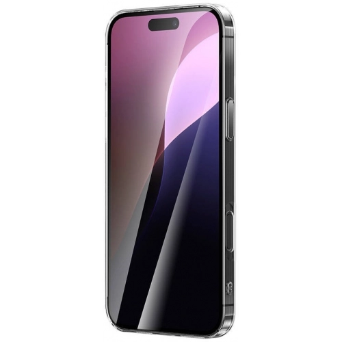 Apple iPhone 16 Pro (6.3) Kılıf Şeffaf Kaliteli İnce Sert Lux Vonn Kapak - Şeffaf