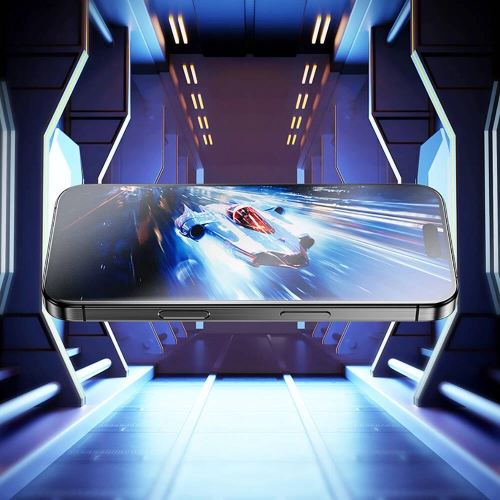 Apple iPhone 16 Pro Benks JoyTouch Mat Oyun Ekran Koruyucu + Kolay Uygulama Aparatı - Siyah