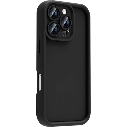 Apple iPhone 16 Pro (6.3) ile Uyumlu Kılıf Kamera Korumalı Silikon Ananas Kapak - Pembe