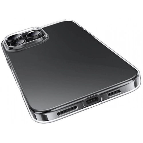 Apple iPhone 16 Pro Max (6.9) Kılıf Kamera Korumalı Esnek Silikon Kapak - Şeffaf