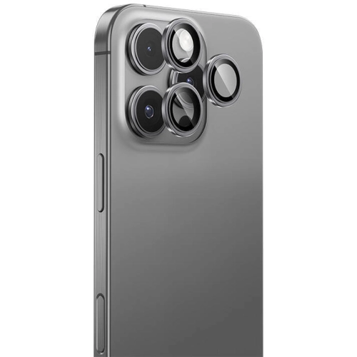 Apple iPhone 16 Pro Max Benks DR Safir Kamera Lens Koruyucu - Gümüş