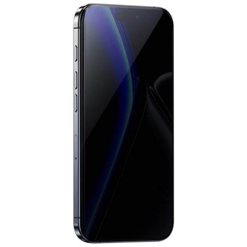 Apple iPhone 16 Pro Max Benks Glass Warrior Privacy HD Cam Ekran Koruyucu + Kolay Uygulama Aparatlı - Siyah