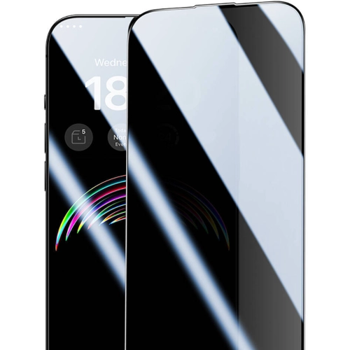 Apple iPhone 16 Pro Max Hidrofobik Ve Oleofobik Özellikli Benks Privacy Air Shield 0.4mm Ekran Koruyucu 10'lu Paket - Şeffaf