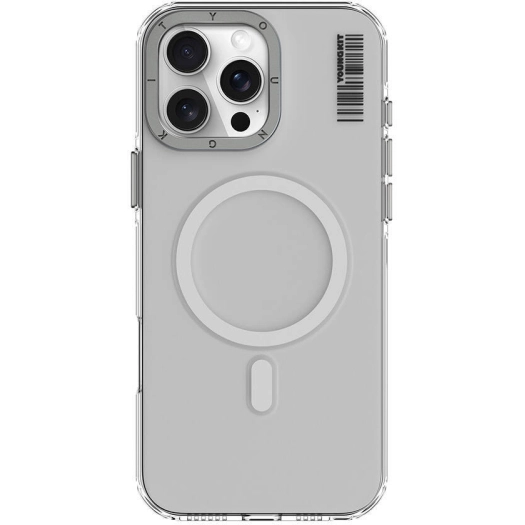 Apple iPhone 16 Pro Max (6.9) Kılıf Magsafe Şarj Özellikli Şeffaf Youngkit Crystal Shield Serisi Kapak - Şeffaf