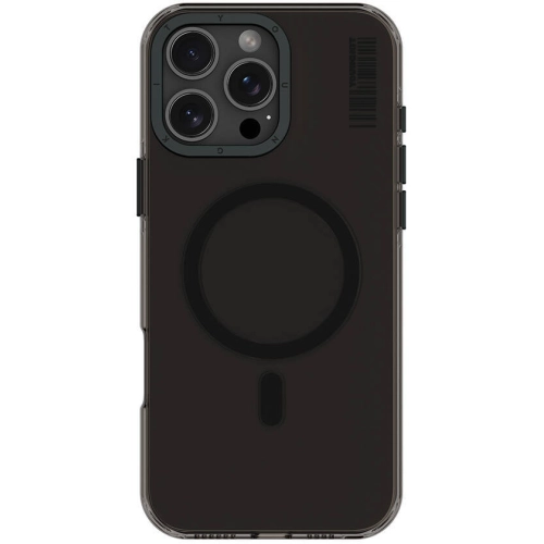 Apple iPhone 16 Pro Max (6.9) Kılıf Magsafe Şarj Özellikli Şeffaf Youngkit Crystal Shield Serisi Kapak - Siyah