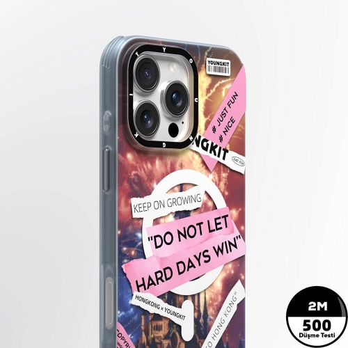 Apple iPhone 16 Pro Max (6.9) Kılıf Magsafe Şarj Özellikli Youngkit A-City Serisi Kapak - Pembe