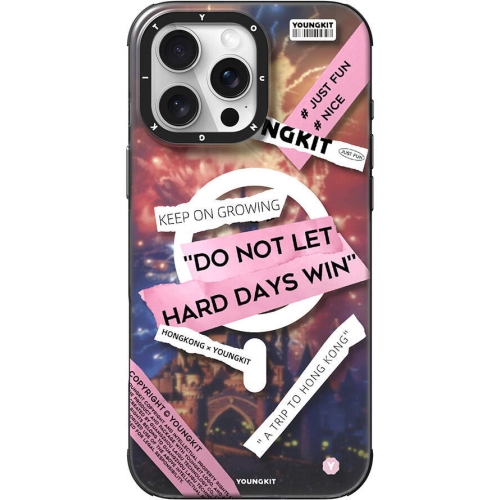 Apple iPhone 16 Pro Max (6.9) Kılıf Magsafe Şarj Özellikli Youngkit A-City Serisi Kapak - Pembe