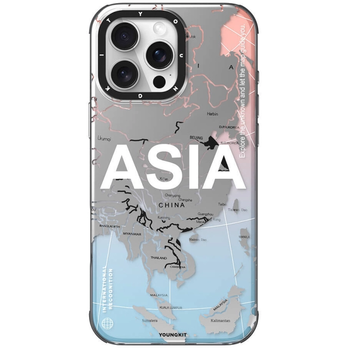 Apple iPhone 16 Pro Max (6.9) Kılıf Magsafe Şarj Özellikli Youngkit Universal Serisi Kapak - Beyaz