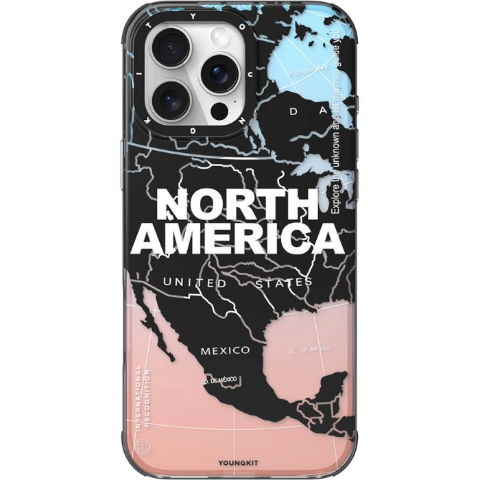 Apple iPhone 16 Pro Max (6.9) Kılıf Magsafe Şarj Özellikli Youngkit Universal Serisi Kapak - Siyah-Beyaz