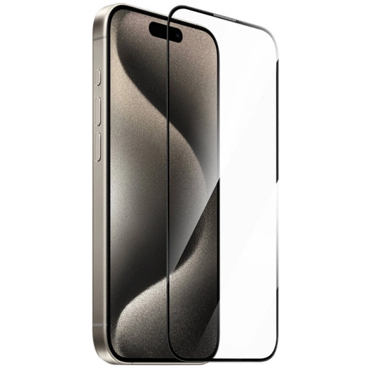 Apple iPhone 16 Pro Max (6.9) Wiwu GT-014 Polimer Oleofobik Kaplama Şeffaf Pürüzsüz Temperli Cam Ekran Koruyucu 25'li Paket - Siyah