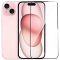Apple iPhone 16 Pro (6.3) Wiwu GT-014 Polimer Oleofobik Kaplama Şeffaf Pürüzsüz Temperli Cam Ekran Koruyucu 25'li Paket - Siyah