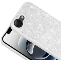 Apple iPhone 16e ile Uyumlu Kılıf Parlak Taşlı Tasarım Zore Pırlanta Kapak - Gri