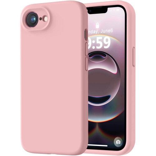 Apple iPhone 16e Kılıf İçi Kadife Mat Mara Lansman Silikon Kapak  - Pembe