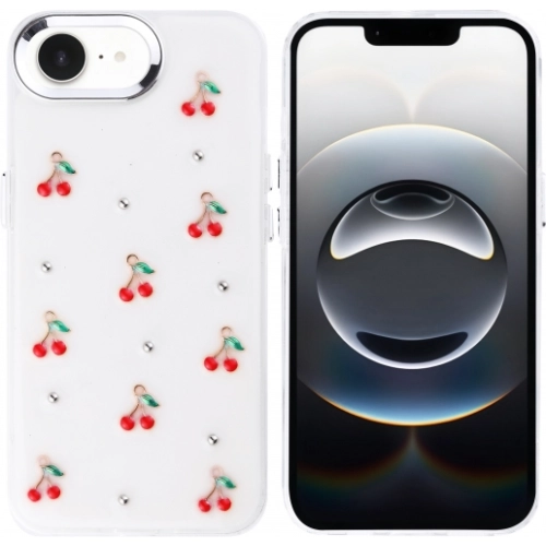 Apple iPhone 16e Kılıf Airbag Tasarımlı Desenli Simli Şeffaf Kutup Kapak, Tam Uyumlu - Fiyonk