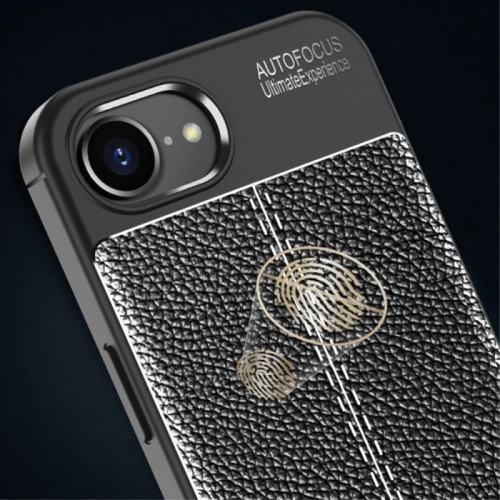 Apple iPhone 16e Kılıf Deri Görünümlü Lüks Parmak İzi Bırakmaz Niss Silikon Kapak - Lacivert