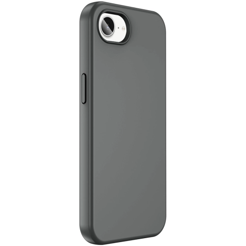 Apple iPhone 16e ile Uyumlu Kılıf Magsafe Şarj Özellikli Pastel Sıvı Teknolojili Silinebilir Sert Kivi Kapak - Lavendery Gray