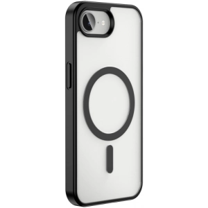 Apple iPhone 16e Kılıf Magsafe Wireless Şarj Özellikli Silikon Zore Ege Kapak - Siyah