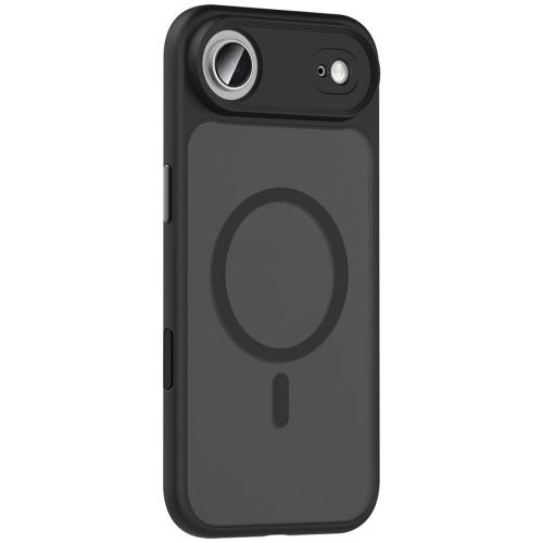 Apple iPhone 17 Air Kılıf Mat Arka Yüzey Wireless Şarj Özellikli Flet Magsafe Kapak - Turuncu