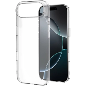 Apple iPhone 17 Air Kılıf Sert Arka Yüzey İnce Droga Kapak - Şeffaf