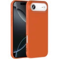 Apple iPhone 17 Air Kılıf İçi Kadife Mat Mara Lansman Silikon Kapak  - Turuncu
