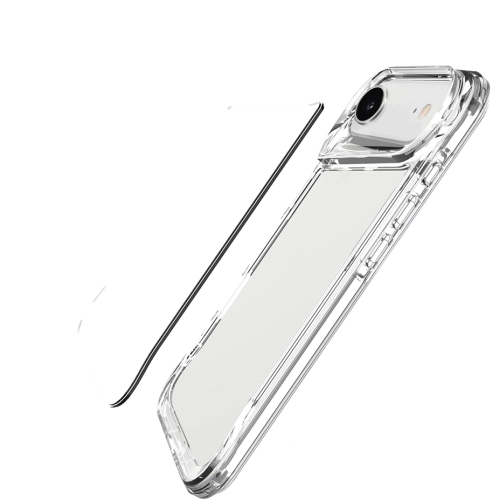 Apple iPhone 17 Air Kılıf Şeffaf TPU Kenarları Esnek Crystal T-Max Kapak - Şeffaf