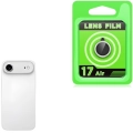Apple iPhone 17 Air Lens Kamera Koruyucu Parmak İzi Bırakmaz CL-07 - Gümüş