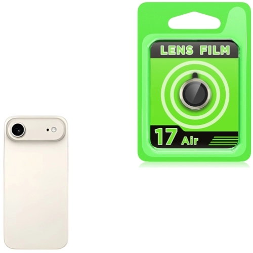 Apple iPhone 17 Air Lens Kamera Koruyucu Parmak İzi Bırakmaz CL-07 - Siyah