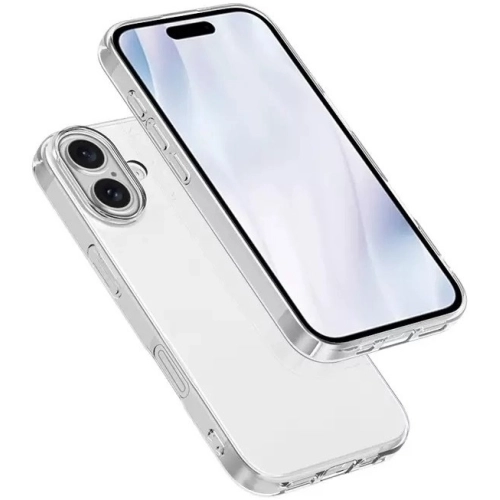 Apple iPhone 17 Kılıf Kamera Korumalı Esnek Silikon Kapak - Şeffaf