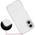 Apple iPhone 17 Kılıf Kamera Korumalı Esnek Silikon Kapak - Şeffaf