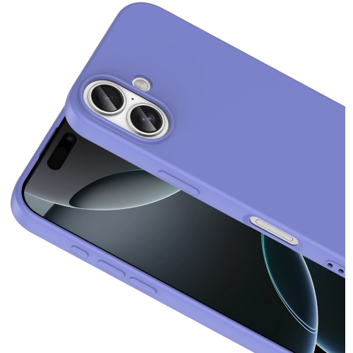 Apple iPhone 17 Kılıf İçi Kadife Mat Mara Lansman Silikon Kapak  - Siyah