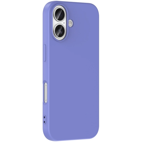 Apple iPhone 17 Kılıf İçi Kadife Mat Mara Lansman Silikon Kapak  - Koyu Mor