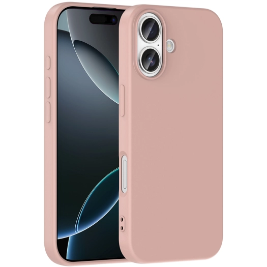 Apple iPhone 17 Kılıf İçi Kadife Mat Mara Lansman Silikon Kapak  - Desert Gold