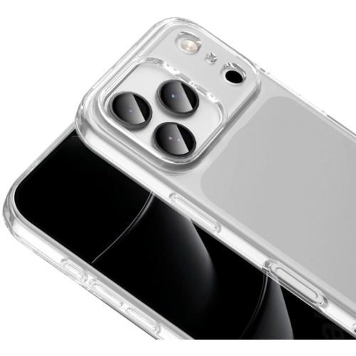 Apple iPhone 17 Pro Kılıf Kamera Korumalı Esnek Silikon Kapak - Şeffaf