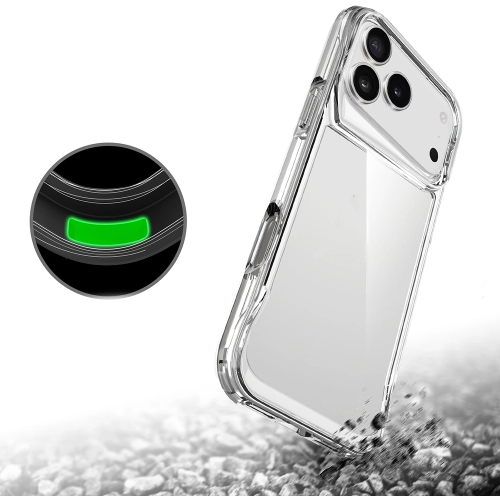 Apple iPhone 17 Pro Max Kılıf Şeffaf TPU Kenarları Esnek Crystal T-Max Kapak - Şeffaf