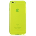 Apple iPhone 6/6s Kılıf Esnek Renkli Şeffaf Silikon Kamera Korumalı - Yeşil