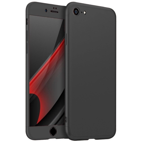 Apple iPhone 6s Plus / 6 Plus Kılıf 3 Parçalı 360 Tam Korumalı Rubber AYS Kapak - Siyah