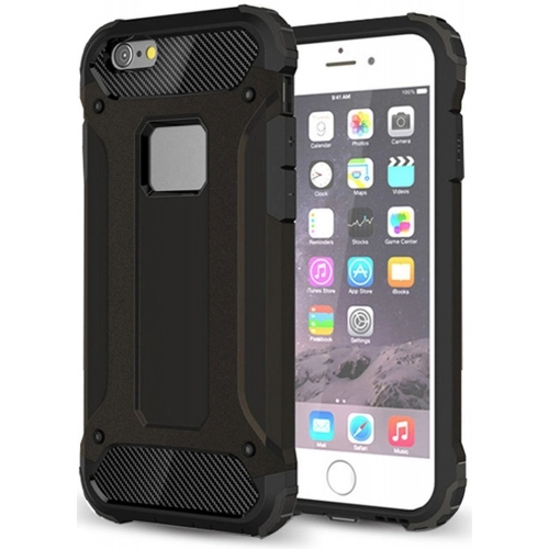 Apple iPhone 6s / 6 Kılıf Zırhlı Tank Crash Silikon Kapak - Gold