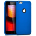Apple iPhone 6s / 6 Kılıf İnce Soft Mat Renkli Esnek Silikon Kapak - Mavi